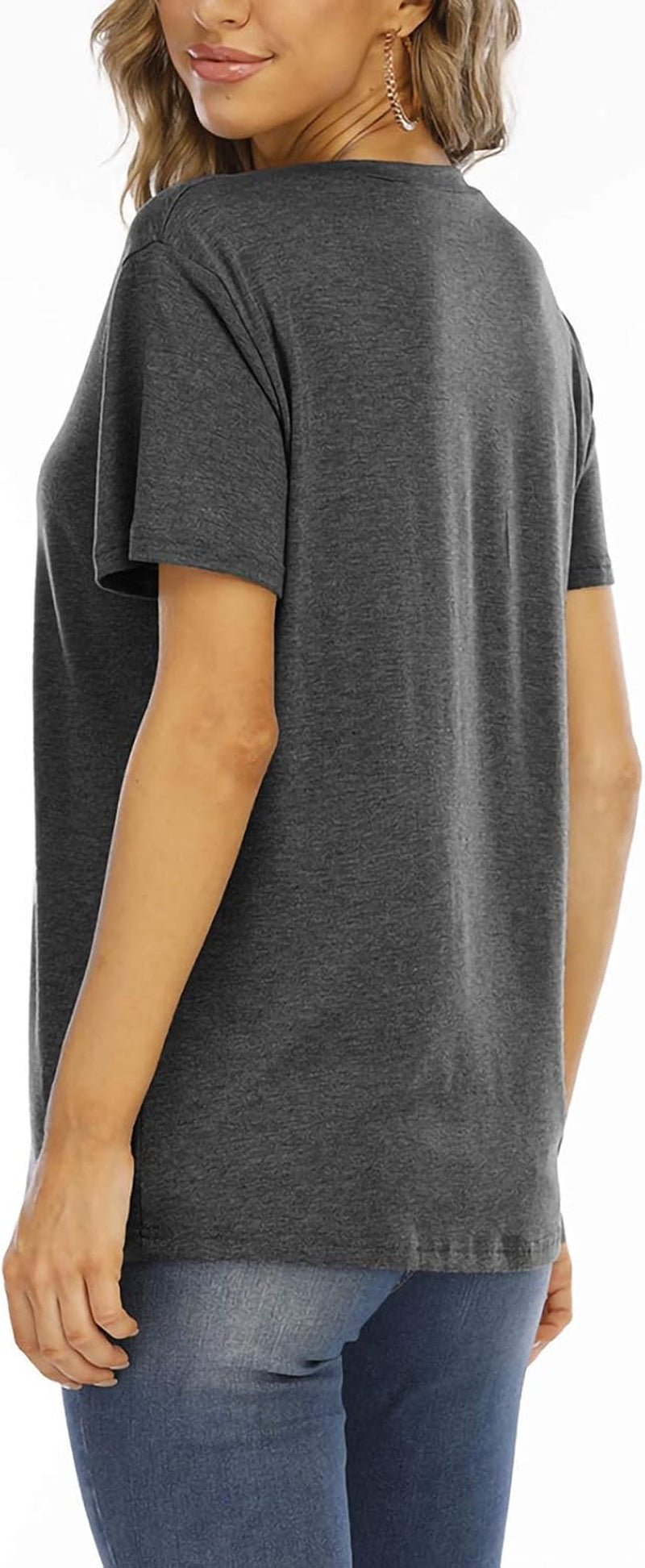 Valentine's Day "Be Mine" Shirt for Women - Grey, Size M